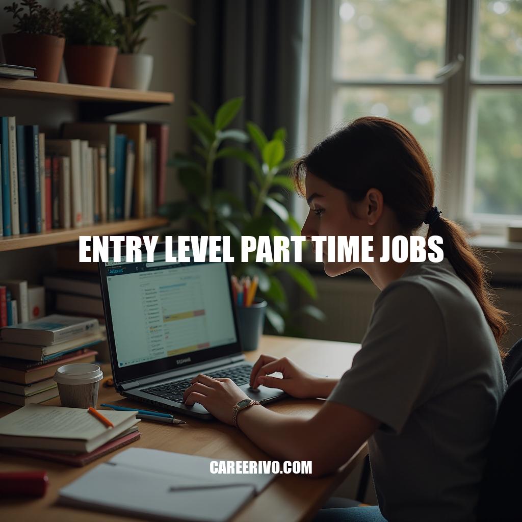 Benefits of Entry-Level Part-Time Jobs
