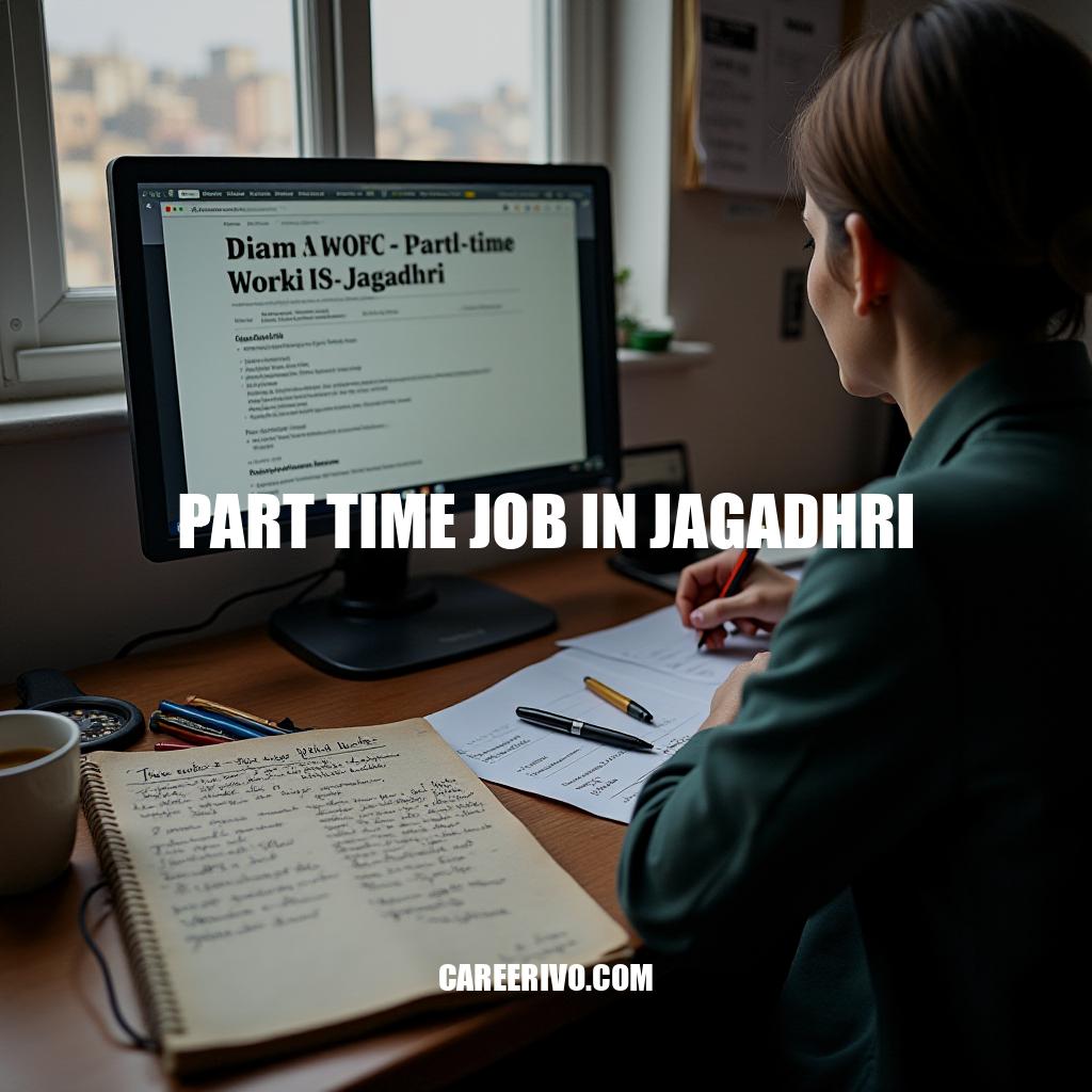 Part Time Job in Jagadhri - Benefits & Opportunities